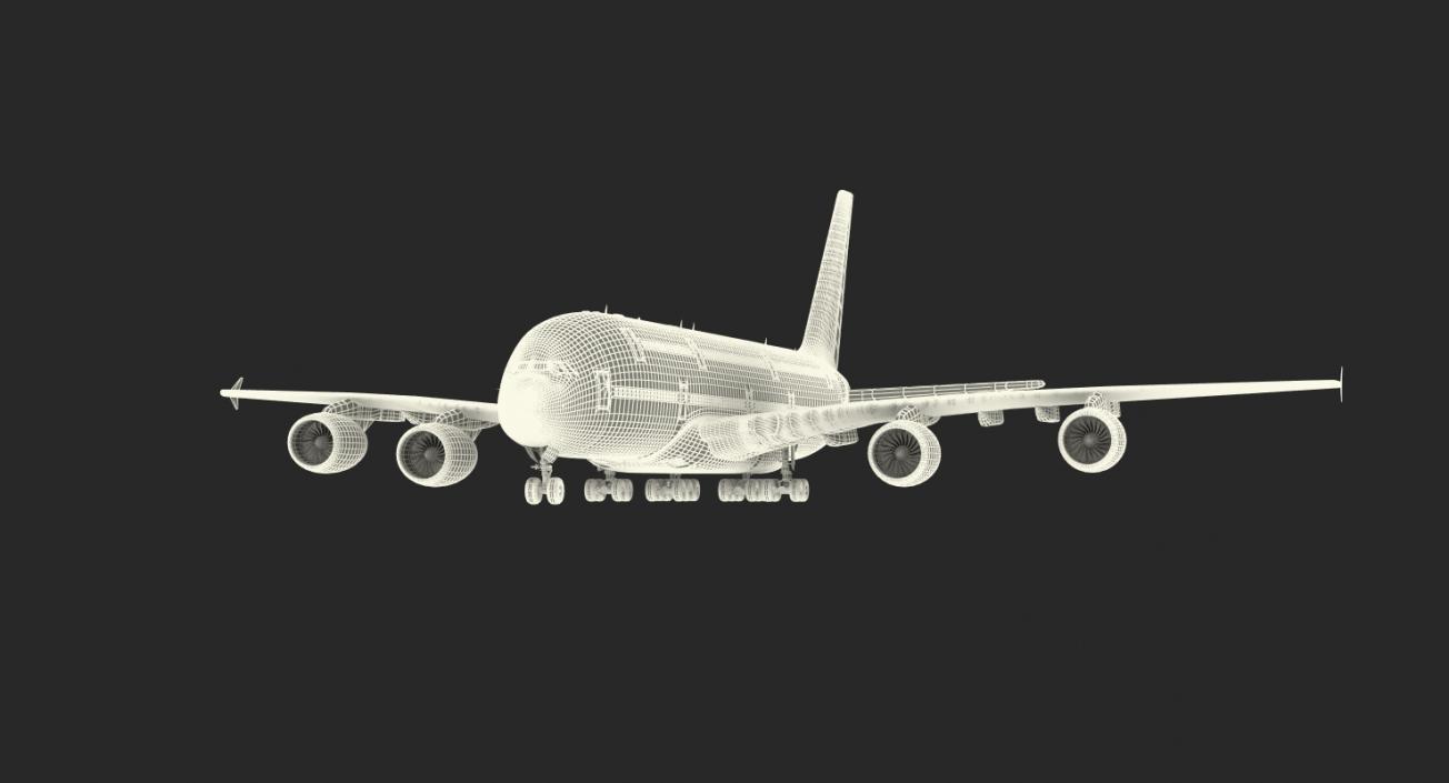 Airbus A380-1000 Air France 3D